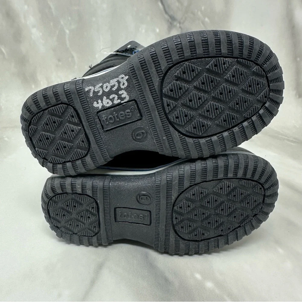 Totes Little Toddler Boys 6 Beaver Waterproof Insulated Winter Boots